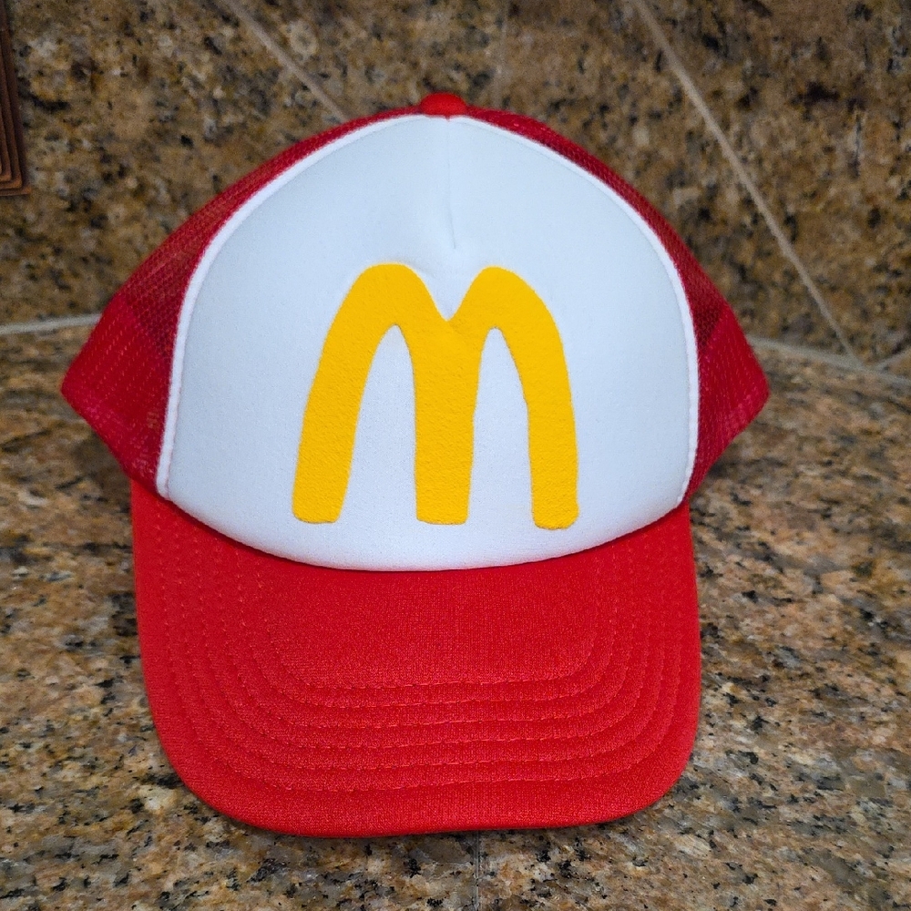 NWOT Cactus Plant Flea Market X Mcdonald's Buddy Uniform Trucker Hat
